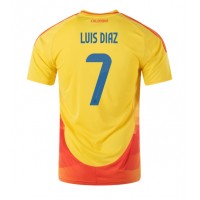 Kolumbia Luis Diaz #7 Kotipaita Copa America 2024 Lyhythihainen